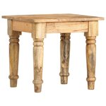 vidaXL Table d'appoint 43 x 43 x 40 cm Bois de manguier massif