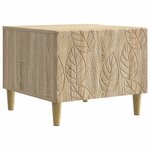 vidaXL Table basse Chêne Sonoma 50 x 49 x 40 cm Bois d'ingénierie