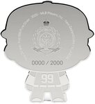 Pièce de monnaie en Argent 2 Dollars g 31.1 (1 oz) Millésime 2025 MLB Players Chibi AARON JUDGE MLB