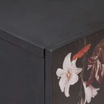 vidaXL Table de chevet avec tiroir Multicolore 50 x 33 x 60 cm