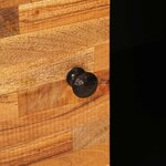 vidaXL Meuble d'appoint Marron 80 x 33 x 75 cm Bois de mangue massif