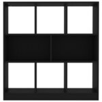 vidaXL Bibliothèque Noir 97 5x29 5x100 cm Bois d'ingénierie