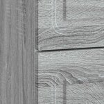 vidaXL Cabinet de chevet avec tiroir Sonoma gris 62 x 34 5 x 44 5 cm