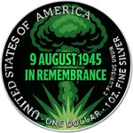 Pièce de monnaie en Argent 1 Dollar g 31.1 (1 oz) Millésime 2025 NAGASAKI