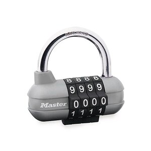 Cadenas pro à combinaison programmable master lock 39 mm (lot de 4)