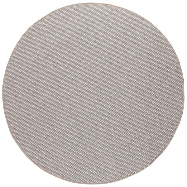 vidaXL Tapis d'intérieur LUGO Crème et Taupe Ø 200 cm Polyester
