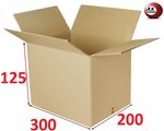 Lot de 10 boîtes carton emballage caisse carton 200 x 150 x 120 mm