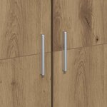 vidaXL Highboard chêne artisanal 60 x 35 x 180 cm Bois d'ingénierie
