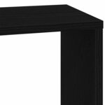 vidaXL Étagère Chêne noir 45 x 23.5 x 162.5 cm Bois d'ingénierie