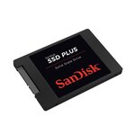 SANDISK - Disque SSD Interne - SSD Plus - 240 Go - 2,5 (SDSSDA-240G-G26)