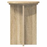 vidaXL Support de Plante 2 pièces Chêne Sonoma Ø29 5 x 40 cm