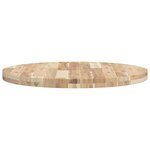 vidaXL Dessus de table rond Ø70x4 cm bois massif d'acacia
