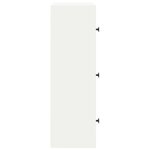 vidaXL Bibliothèque blanc 40x24x77 cm bois d'ingénierie