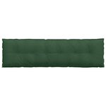 vidaXL Coussin de Dos Vert Jungle 180 x 50 cm Tissu en velours côtelé