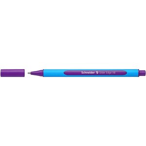 Stylo à bille Slider Edge Pointe Extra Large violet x 10 SCHNEIDER