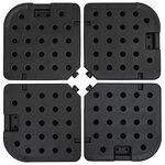 Base de parasol portable Sable/Eau 60 L