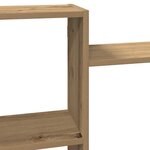 vidaXL Étagère murale chêne artisanal 129x18x42 cm bois d'ingénierie