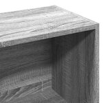 vidaXL Bibliothèque sonoma gris 57x28 5x141 cm bois d'ingénierie