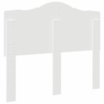 vidaXL Tête de lit avec tête de lit Blanc 135 cm Bois d'ingénierie