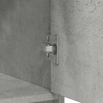 vidaXL Buffet avec tiroirs et portes gris béton 73x31x90 cm