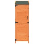vidaXL Abri de jardin Marron 59 5 x 56 x 176 5 cm Bois de Sapin Massif