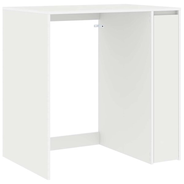 vidaXL Armoire pour machine à laver avec porte Blanc 87 x 60 x 89 cm