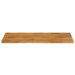 vidaXL Dessus de table à bord vivant 140x60x2 5cm bois massif manguier