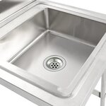 vidaXL Évier de cuisine Seul lavabo Acier inoxydable
