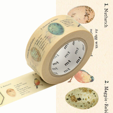 Masking tape mt ex 2 cm encyclopedia - oiseaux 2