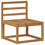 vidaXL Ensemble de canapés d'extérieur 7 pc Naturel