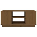 vidaXL Table basse Marron miel 90x49x40 5 cm Bois massif de pin