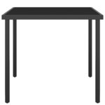 vidaXL Ensemble de salle à manger d'extérieur 3 Pièces Acier