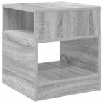vidaXL Table d'appoint 2 Pièces Gris Sonoma 40 5 x 40 x 45 cm