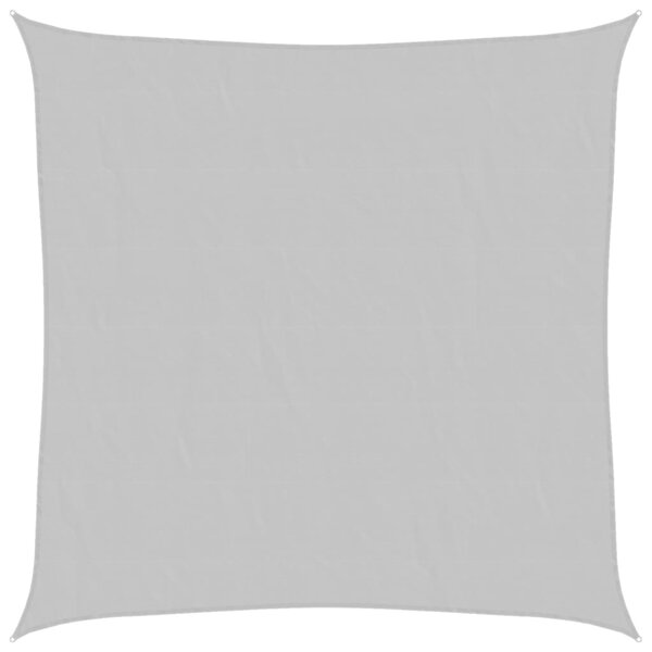 vidaXL Voile d'ombrage gris clair 3x3 m 100  polyester oxford