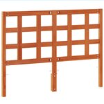 vidaXL Tête de lit cire marron 135 cm bois massif de pin