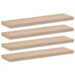 vidaXL Étagères flottantes 4 Pièces 90x23 5x4cm bois d'ingénierie