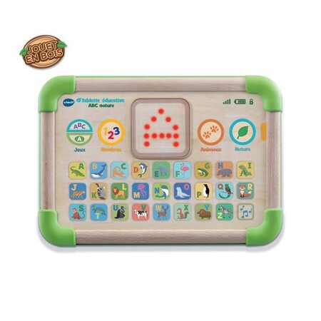 Vtech baby tablette éducative abc nature - jouet bois fsc