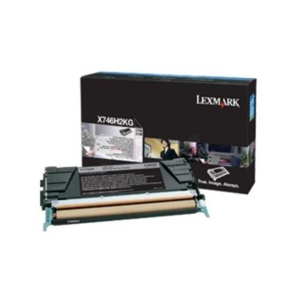 cartouche de toner - pour X746de  748de  748dte noir LEXMARK