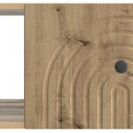 vidaXL Table basse Chêne artisanal 90 x 50 x 40 cm Bois d'ingénierie