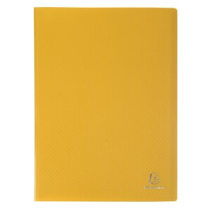 Protège-documents en polypropylène souple OPAK 200 vues - A4 - Jaune EXACOMPTA