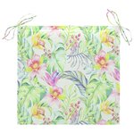 vidaXL Chaises de jardin lot de 4 avec coussins Bois de teck massif