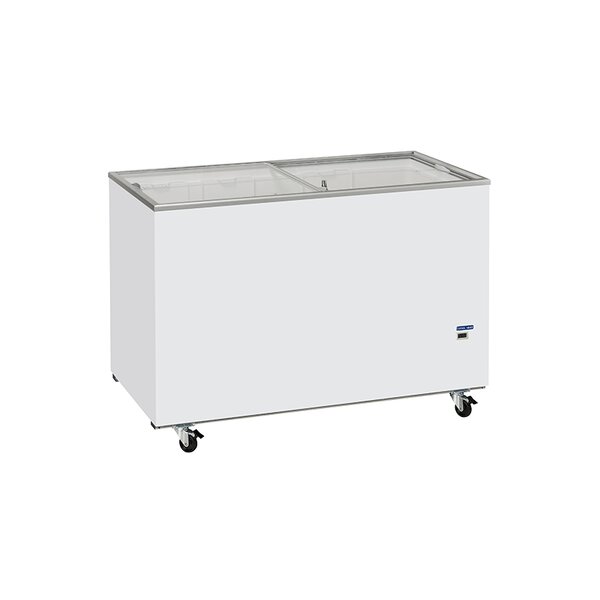 Congélateur vitré professionnel porte coulissante - 400 litres - cool head - r290a - acier400vitrée/coulissante 1305x635x890mm
