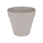 Pot de fleurs rond Loft Urban Ø 20 cm - Gris chaud