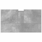 vidaXL Armoire de bain gris béton 58x33x60 cm bois d'ingénierie
