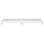 vidaXL Cadre de lit blanc 90x200 cm bois d'ingénierie