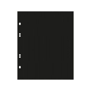 Feuilles intercalaires noires pour Album Multi-Collect Lindner.