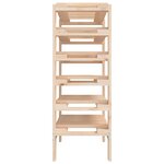 vidaXL Casier à vin 61 5x30x82 cm Bois de pin massif