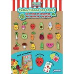JEMINI Surprise Market 3 pochettes : 1 peluche surprise, 2 cartes mémo et une planche de stickers
