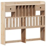 vidaXL Cadre de lit sans matelas 135x190 cm bois de pin massif