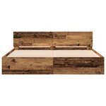 vidaXL Cadre de Lit Bois Ancien 180 x 200 cm Bois d'ingénierie